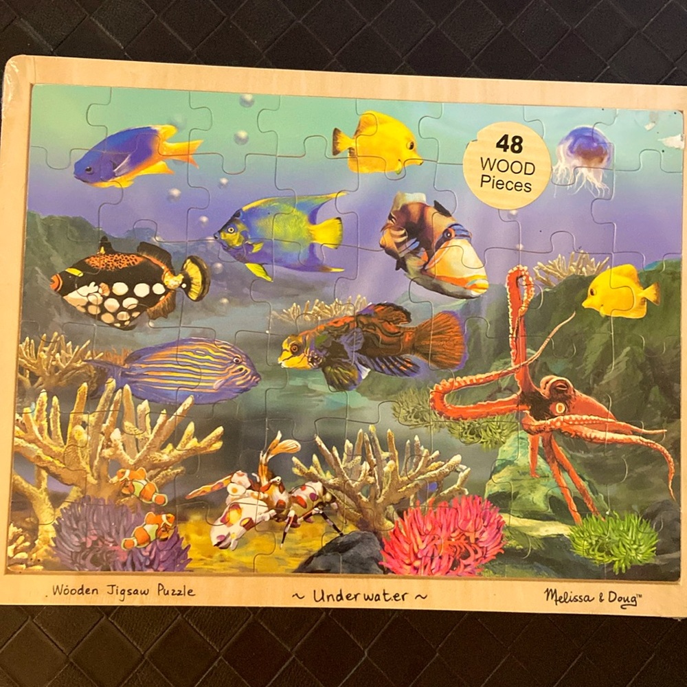 Melissa & Doug UNDERWATER wooden jigsaw puzzle